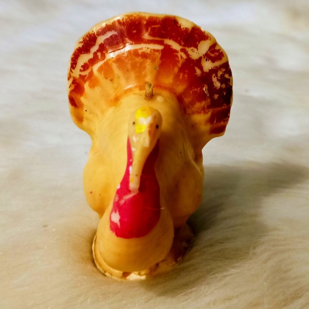 Vintage 50's Turkey Candle Unused